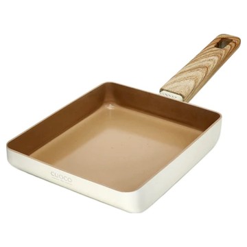 義大利 CUOCO 北歐風情 暖白仙子玉子燒鍋  1個  18cm