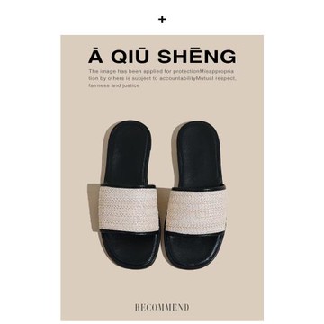 一字拖鞋女外穿2025新款度假風防滑簡約平底涼拖時尚百搭沙灘拖鞋