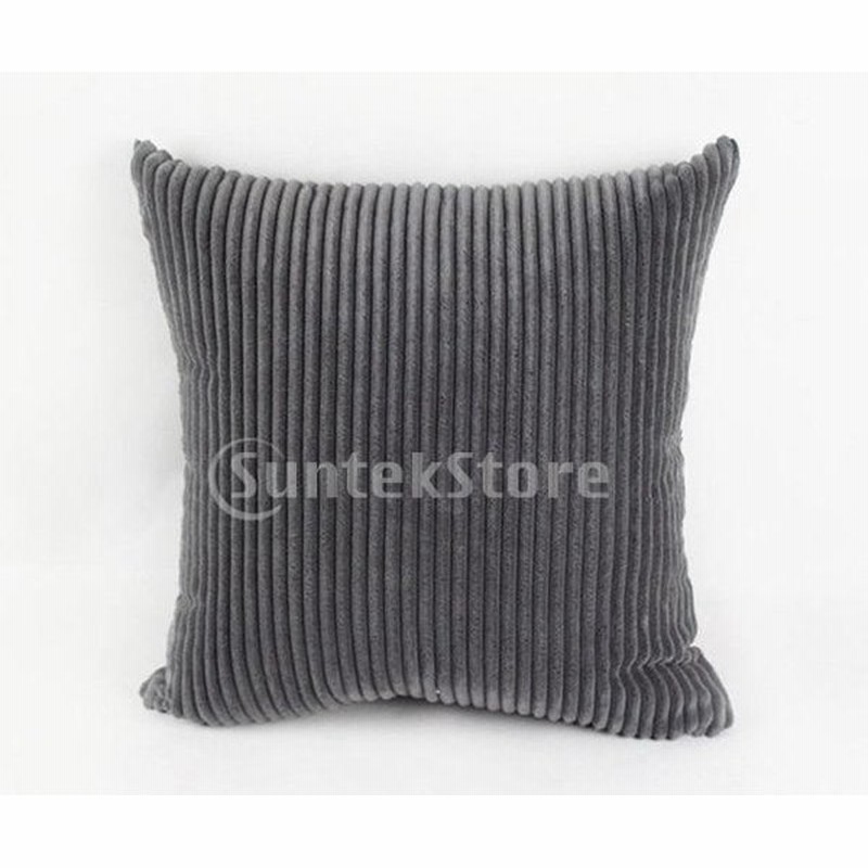 ノーブランド品ホーム 部屋 ソファ オフィス 車用 枕カバー クッションカバー ピローケース 60x60cm グレー 通販 Lineポイント最大0 5 Get Lineショッピング