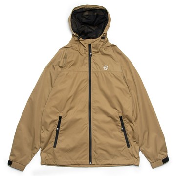 UNDER PEACE 20AW BASIC / WINDPROOF NYLON JACKET 連帽 風衣外套 (駝色)