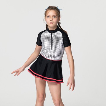 MIT 兒童連身裙泳裝