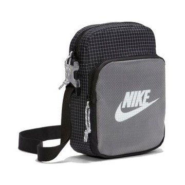 Nike 肩背包 Heritage 2 斜背 側背 小包 黑 灰 CV1408-010