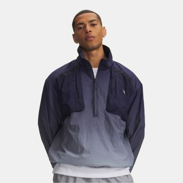 【UNDER ARMOUR】UA 男 Unstoppable Wvn 半開襟大學T_6018626-410
