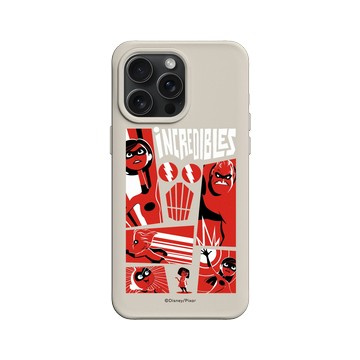 iPhone 15 Pro Max SolidX 貝殼灰 - 迪士尼-皮克斯 PIXAR - 超人特攻隊出動