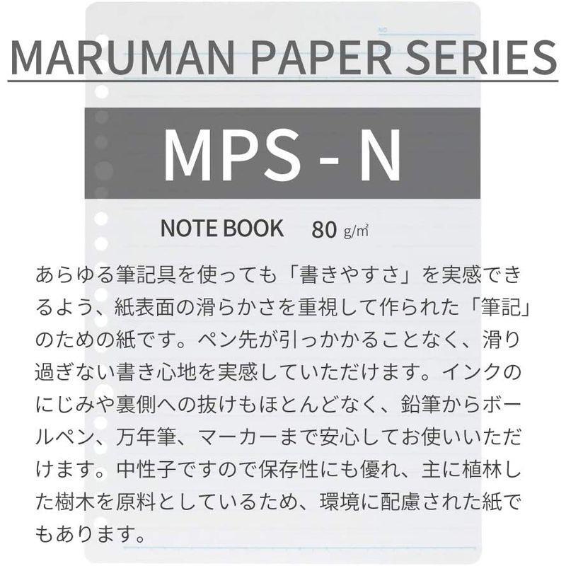 マルマン ルーズリーフ A5 横罫 7mm 50枚 10冊セット L1300