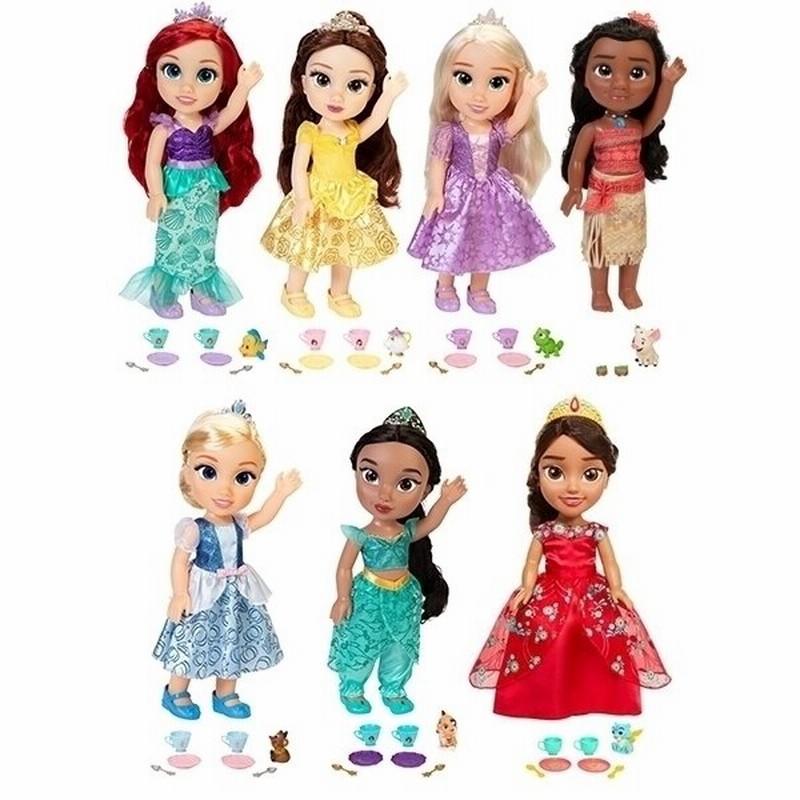 送料無料 ディズニー プリンセス ドール Disney Doll 6 人形 ベル アリエル ラプンツェル ジャスミン モアナ シンデレラ 着替 人形 ままごと 通販 Lineポイント最大0 5 Get Lineショッピング