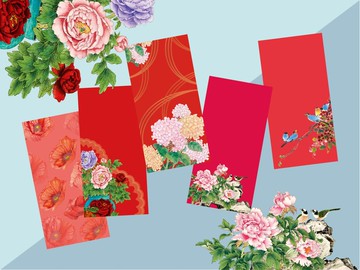 花開富貴藝術紅包組