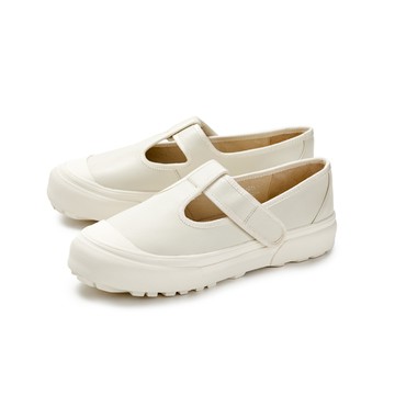 NG鞋特賣★Sabon全真皮T字瑪莉珍休閒鞋 米色 (10322031)