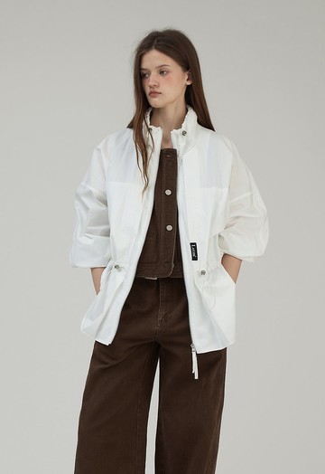 北歐outdoor 凹凸質感格紋上衣外套