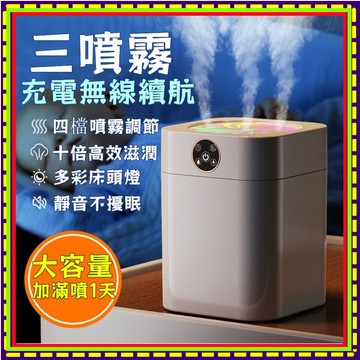 台灣出貨 三噴霧空氣加濕器 香氛機 噴霧加濕器 大容量加濕機 母嬰適用 香薰機 家用霧化器 水氧機 靜音加濕器 香氛噴霧