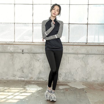 美琪 2018秋冬衛衣外套修身瑜伽服女新款休閒套裝女韓版