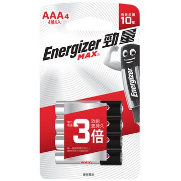 勁量 鹼性電池 4號 4入