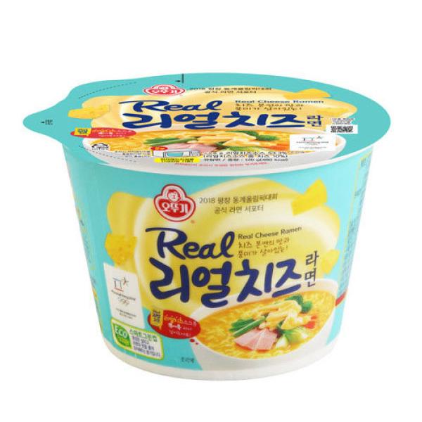 オットギ]　/韓国ラーメン/韓国食品　リアルチーズラーメンカップ麺/120g×1個　LINEショッピング
