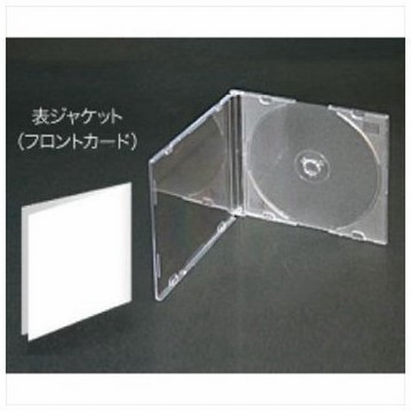 オリジナルcd作成にピッタリ フロントカード ジャケット 差込用ホルダー付きcdケース Cd 4001 通販 Lineポイント最大0 5 Get Lineショッピング