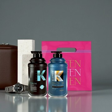 開啟型男新氣場!快速出貨⚡【KAFEN】凱樂洗髮精(2000ml) +凱樂沙龍專業沐浴露(2000ml)-贈限量桃紅提袋