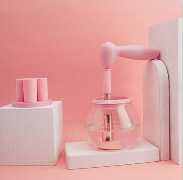 新北現貨化妝刷清洗器電動洗刷器速幹機化妝刷清洗器自動甩幹清潔器 雙12購物節免運免運