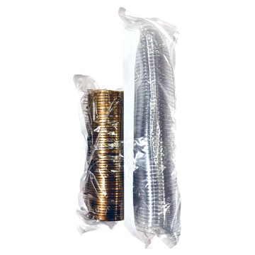 單粒半圓塑膠盒 (咖啡底) BP3565大 Set 50個 尺寸 70x8mm 耐熱溫度 60°C  1組