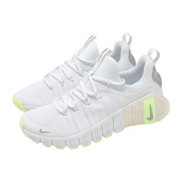 Nike 訓練鞋 Wmns Free Metcon 6 女鞋 白 銀 健身 穩定 支撐 FJ7126-108