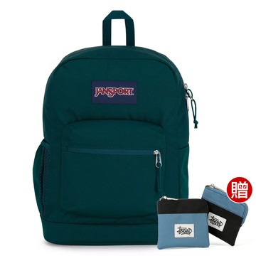 JANSPORT CROSS TOWN PLUS 校園系列後背包 -杜松綠