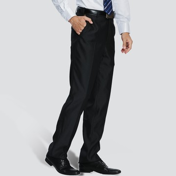 范倫提諾超柔平口西褲<黑色-31>