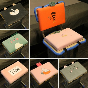 記憶棉加厚坐墊 學生長方形椅子屁股墊 凳子墊教室久坐夏季舒適板凳【不二雜貨】