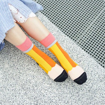 sokker®｜滿分鉛筆4分之3襪