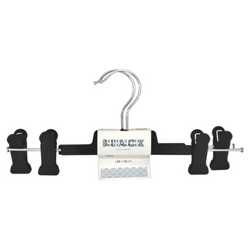 SHIMOYAMA 多功能橡膠止滑褲架裙架附夾2個  黑色  1組