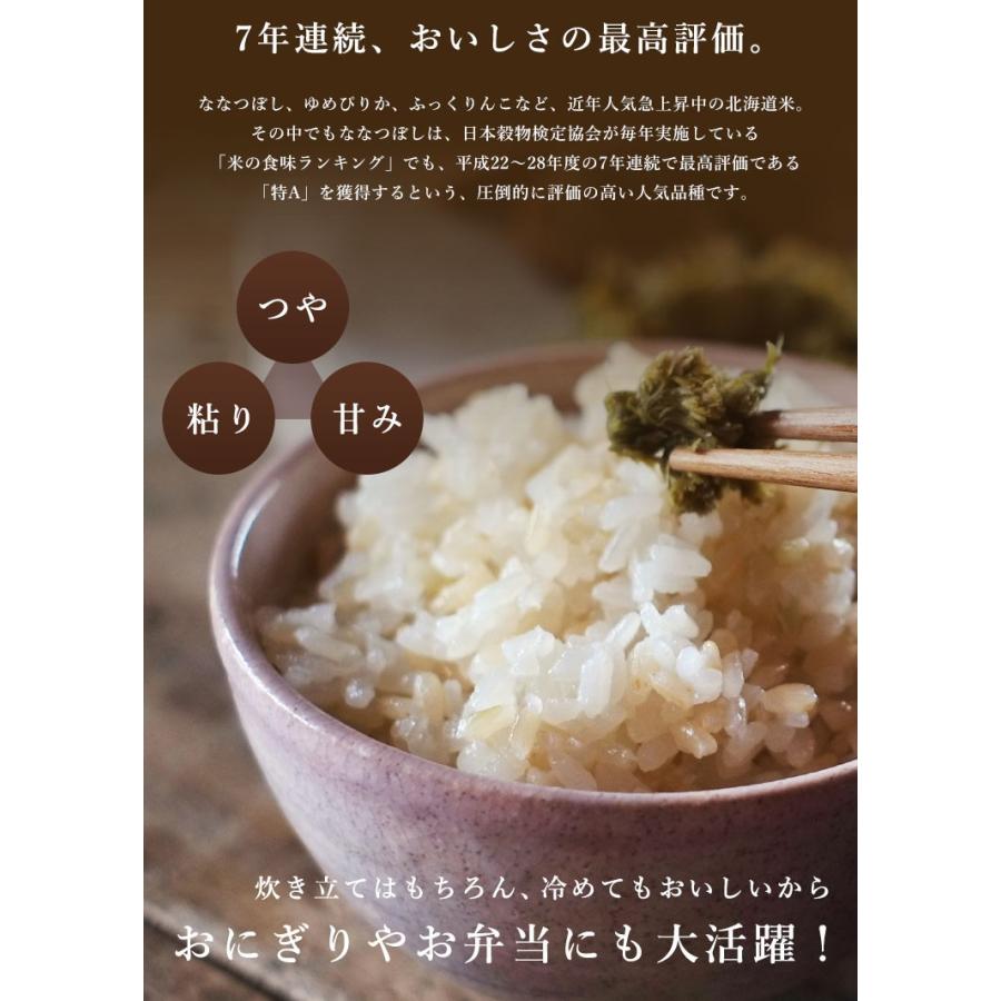 新米　令和５年度産　米　送料無料　北海道産　ホワイトライス減農薬米CL ななつぼし 10kg　 無洗米・玄米・白米　放射能検査検査済