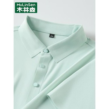 木林森Polo衫短袖女夏季2025新款百搭寬松運動t恤上衣打底衫長袖