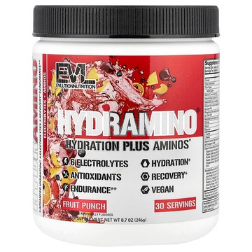 EVLution Nutrition, HydrAmino，水果混合飲品，8.7 盎司（246 克）