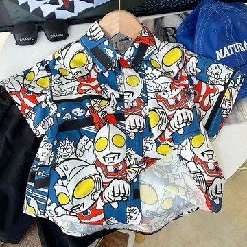 ✨壹灣出貨✨奧特曼衣服男童夏裝兒童裝夏季2026新款洋氣男孩帥寶寶短袖