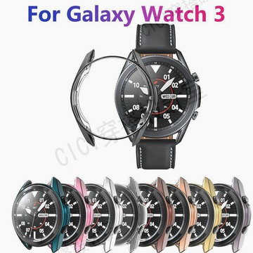 【滿299出貨】適用於三星Galaxy Watch 3 41mm 45mm智能手錶保護蓋TPU框架外殼保護貼智能配件蓋【亞德機械五金家居】