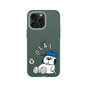 iPhone 15 Pro Max Clear 憂墨綠 - 史努比 Snoopy 75th Anniversary - 75週年-歐拉夫休息中
