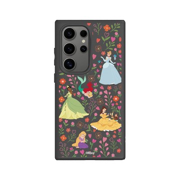 Galaxy S24 Ultra SolidSuit 黑 - 迪士尼-公主系列 Disney Princess - 迪士尼公主 - 公主與花