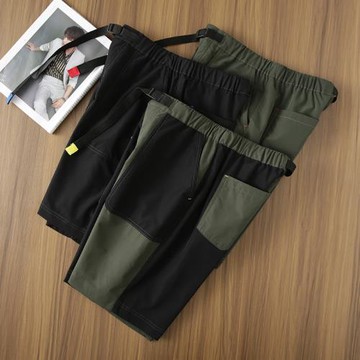【戶外牛貨！機能風！】夏季男士速干多口袋短褲工裝休閑五分褲潮