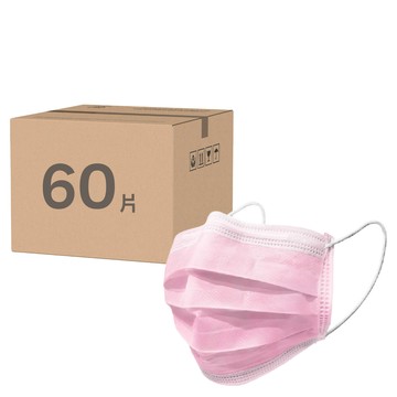 CHACER 佳和口罩 幼童平面醫用口罩  牡丹粉  30片  2盒