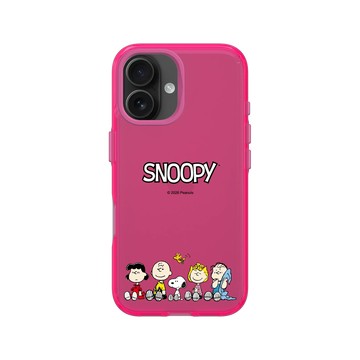 iPhone 16 Clear 粉漾桃 - 史努比 Snoopy - 經典-Snoopy齊聚時光