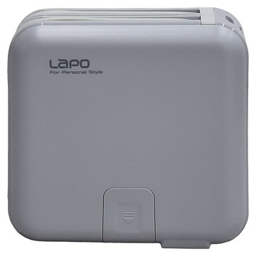 LaPO 多功能無線充行動電源 Type-C + Lightning  WT-03CM  迷霧灰