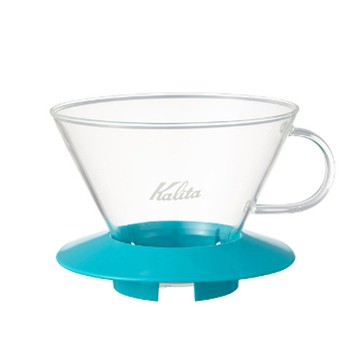 KALITA｜185系列蛋糕型玻璃濾杯(薄荷綠) #05069