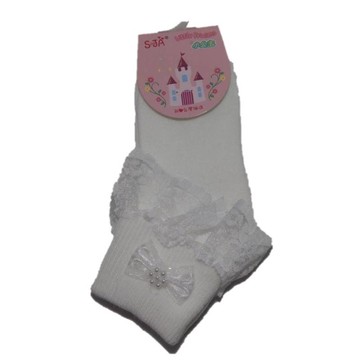 【小公主】蝴蝶結蕾絲童襪-多尺寸可選
