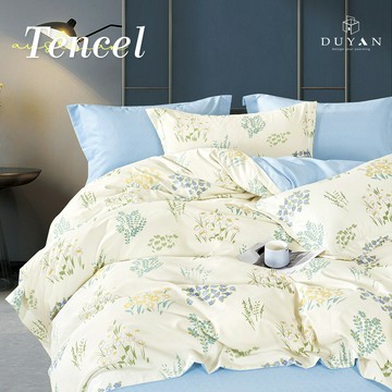 床包被套組(薄被套)-單人/雙人/加大/ 奧地利天絲 / 香氛藍冉 台灣製