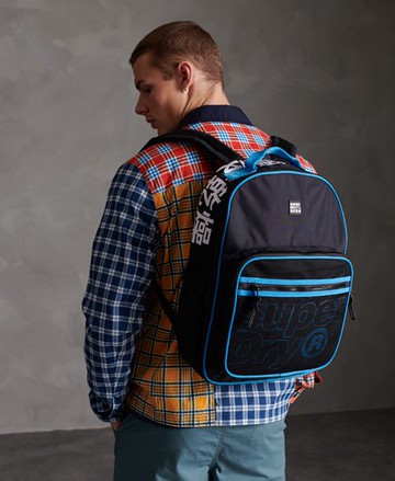 Superdry Men's Men's Scholar Rucksack Black - Size: 1SIZE