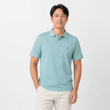 RL POLO 熱銷刺繡小馬短袖POLO衫-湖水綠色