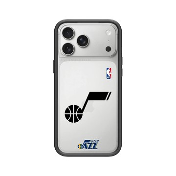 iPhone 17 Pro Max Mod NX -邊框背蓋組合 (相機按鈕) 黑 - NBA - B&W-猶他爵士 Utah Jazz B&W - Dark