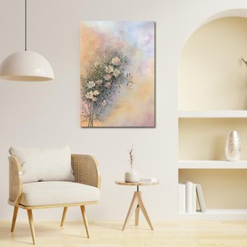 御畫房 當代國家級展覽畫家 抽象系列手繪油畫70×100cm(DB-043)