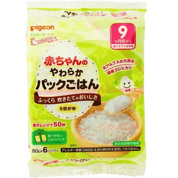 Soft Packed Meals for Babies (Around 9 months old) 480g (80g x 2 packs x 3)