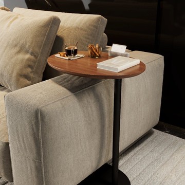 邊桌小茶幾    復古風實木沙發邊幾可移動現代臥室角幾小戶型簡約北歐迷你小茶幾