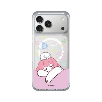 iPhone 17 Pro Max ClearX (MagSafe 兼容) 霜透灰 - 於是日常了 - 睡吧，夢裡什麼都有