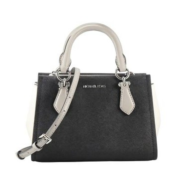 Michael Kors MARILYN三層雙拼手提/斜背包35F5S6AM1T(藍白)