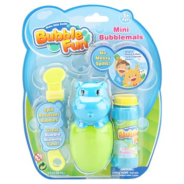 Bubble Fun 不灑泡泡迷你動物系列 - 河馬  1組
